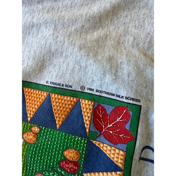 Vintage 1992 Single Stitch Maryland Fall Themed Short Sleeve T-shirt Size XL - Picture 8 of 10